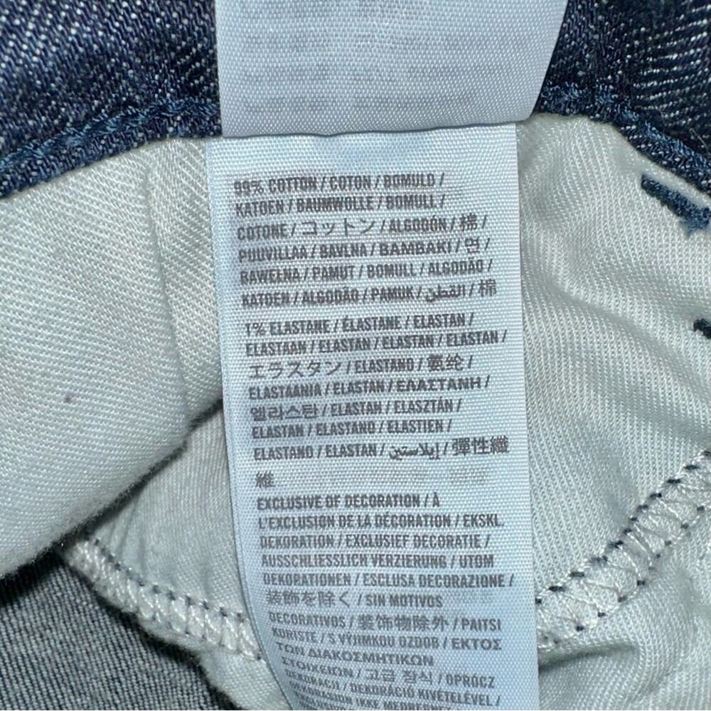 Hollister Floral Pattern Velvet Flocked Denim Skinny Jeans Size 9R - Picture 6 of 14